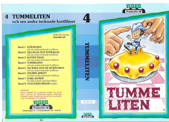 4 TUMMELITEN (VHS)